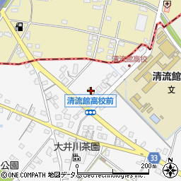 セブンイレブン焼津清流館高校前店周辺の地図