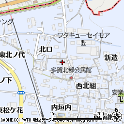 京都府綴喜郡井手町多賀北口10周辺の地図