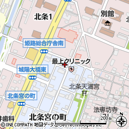 兵庫県姫路市北条宮の町414周辺の地図