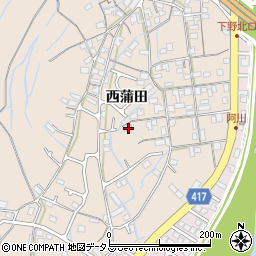 兵庫県姫路市広畑区西蒲田1171周辺の地図