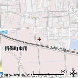 兵庫県たつの市揖保町東用172周辺の地図