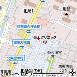 兵庫県姫路市北条宮の町411周辺の地図