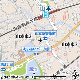 ＭＳ山本東ビル周辺の地図