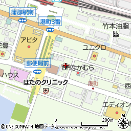 豊川公共職業安定所蒲郡出張所周辺の地図