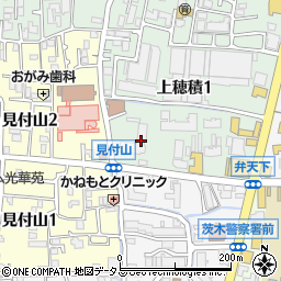 コスモ茨木シティフォルム管理事務室周辺の地図