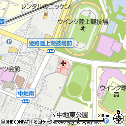 兵庫県姫路市中地371周辺の地図