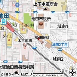 ゆうちょ銀行池田店 ＡＴＭ周辺の地図
