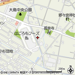 静岡県焼津市大島1086周辺の地図