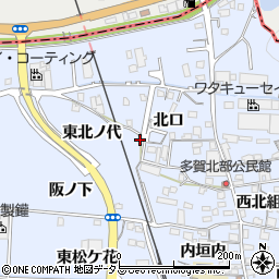 京都府綴喜郡井手町多賀東北ノ代6周辺の地図