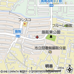 枚方藤阪ハイツＤ８棟周辺の地図