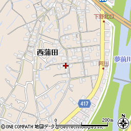 兵庫県姫路市広畑区西蒲田1109周辺の地図