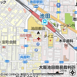 アリスト池田ステーションプレイス周辺の地図