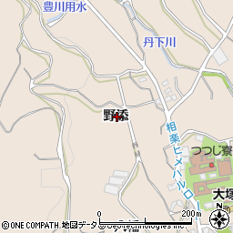 愛知県蒲郡市大塚町野添周辺の地図