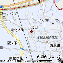 京都府綴喜郡井手町多賀北口30-6周辺の地図