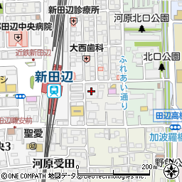 サポーツ京田辺周辺の地図