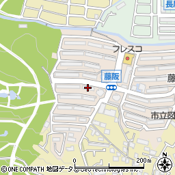 枚方藤阪ハイツＢ２棟周辺の地図