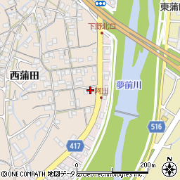 兵庫県姫路市広畑区西蒲田1099周辺の地図