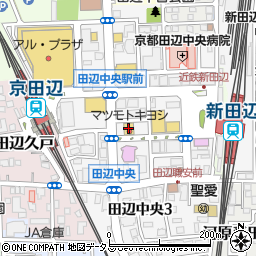 マツモトキヨシ京田辺店周辺の地図