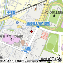 兵庫県姫路市中地362周辺の地図