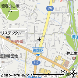 兵庫県姫路市御国野町国分寺580-6周辺の地図