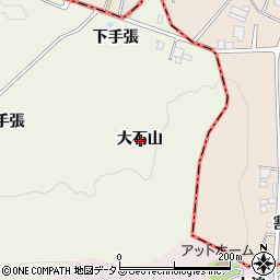 愛知県蒲郡市一色町大石山周辺の地図