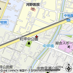 兵庫県姫路市町坪24周辺の地図
