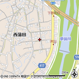 兵庫県姫路市広畑区西蒲田1057周辺の地図