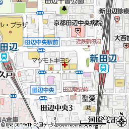 ステーションボウル新田辺周辺の地図
