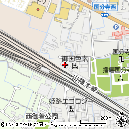 兵庫県姫路市御国野町国分寺101周辺の地図