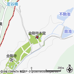 金剛寺本堂周辺の地図