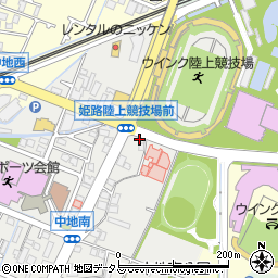 兵庫県姫路市中地375周辺の地図