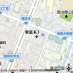 リパーク姫路東延末３丁目駐車場周辺の地図