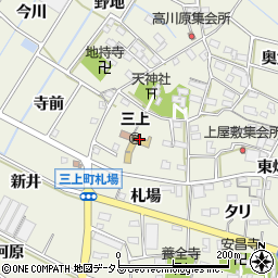 三上地区市民館周辺の地図