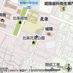 姫路市立城陽公民館周辺の地図
