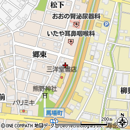 ファミリーマート豊川馬場店周辺の地図