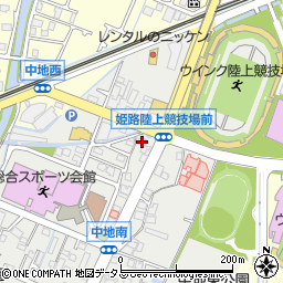 兵庫県姫路市中地363周辺の地図
