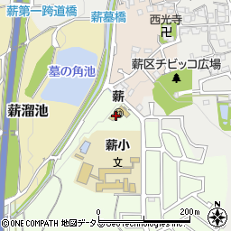 京田辺市立幼稚園薪幼稚園周辺の地図