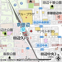 スクール・ワン京田辺教室周辺の地図