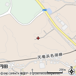 静岡県周智郡森町円田周辺の地図