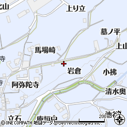 京都府綴喜郡井手町多賀岩倉31周辺の地図
