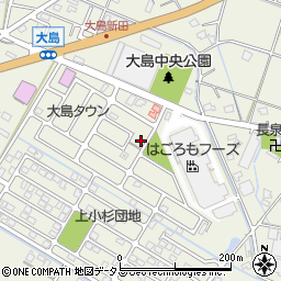 静岡県焼津市大島735-59周辺の地図