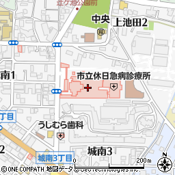 ローソンＳ市立池田病院店周辺の地図