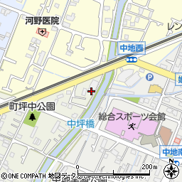 兵庫県姫路市町坪2周辺の地図