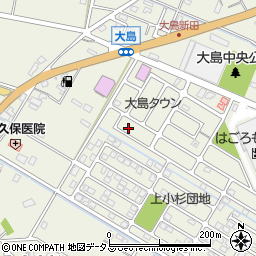 静岡県焼津市大島735-99周辺の地図