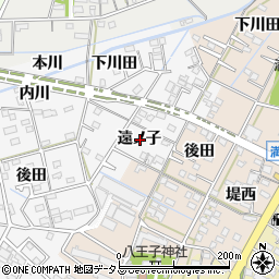 愛知県西尾市一色町赤羽遠ノ子周辺の地図
