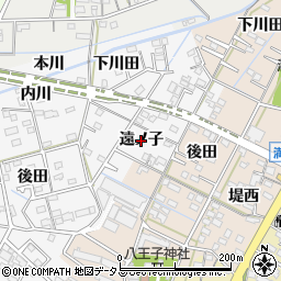 愛知県西尾市一色町赤羽（遠ノ子）周辺の地図