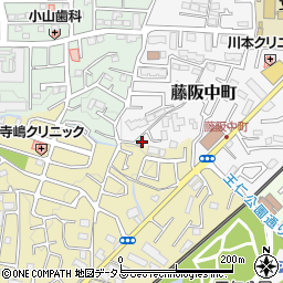 大阪府枚方市藤阪中町35-3周辺の地図