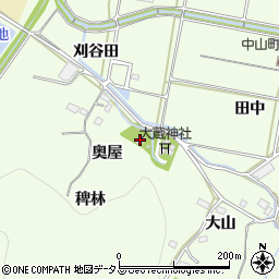 菩提寺周辺の地図