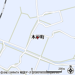 広島県庄原市木戸町周辺の地図