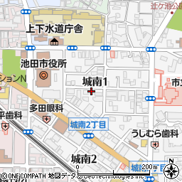 川西文化周辺の地図